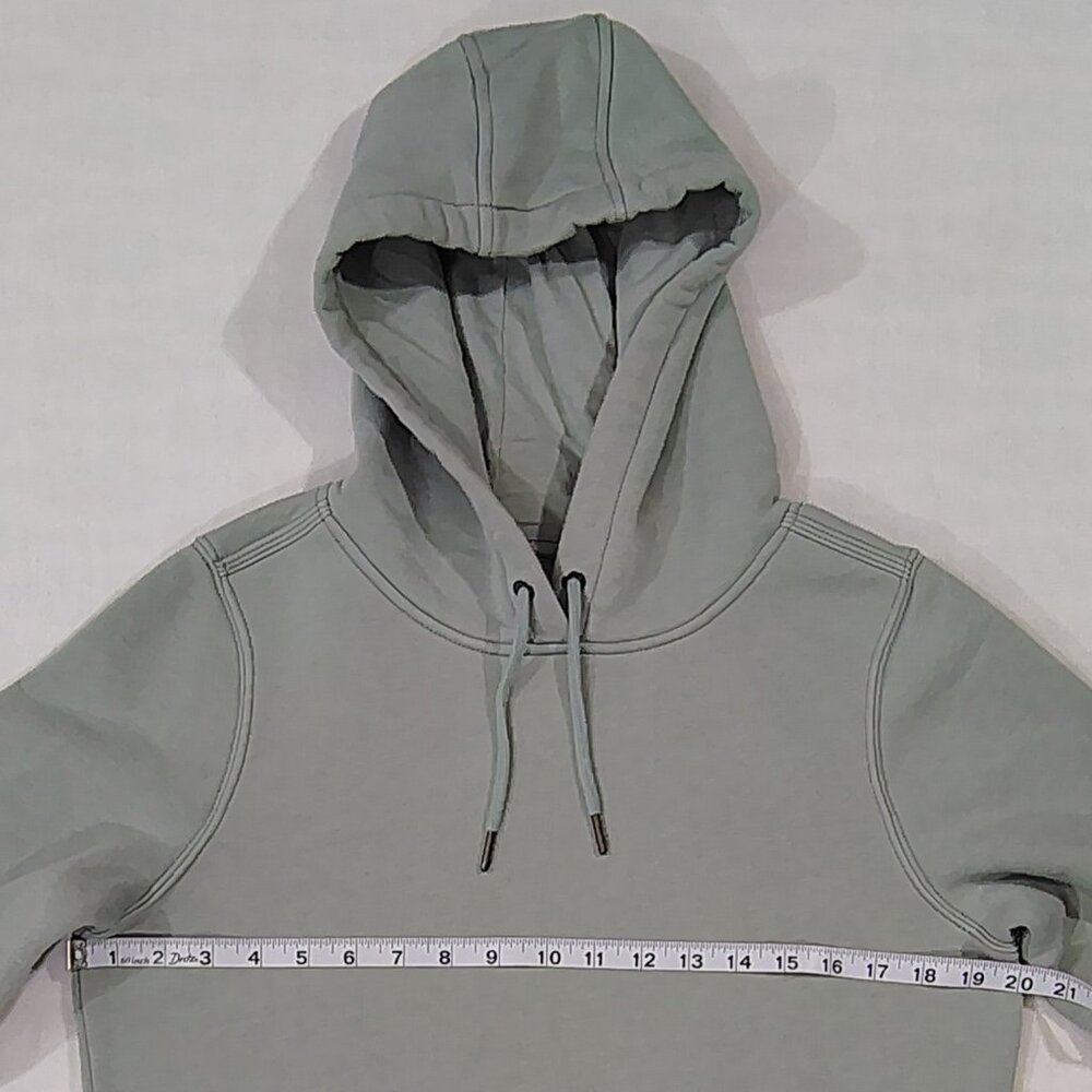 Carhartt Hoodie Sweatshirt Womens Size Small 4-6 Pullover Relaxed Fit Gray Green - Picture 11 of 15